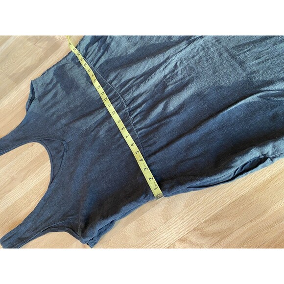 Patagonia Gorpcore Loungewear Leisure Linen Wide Leg Romper Women's XL Black - Picture 6 of 6